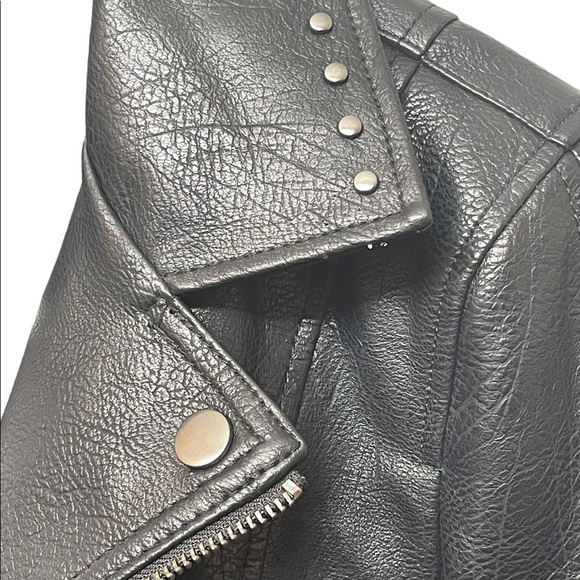 New Ana a new aprobach black leather jacket size small - Picture 13 of 15
